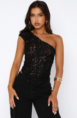 Lila Lace Top