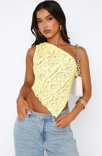 Lila Lace Top