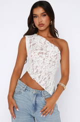 Lila Lace Top