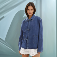 Zara-Lyn Denim Blouse Jacket