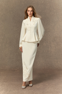 ZAVERA Cotton Midi Dress