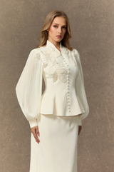 ZAVERA Cotton Midi Dress