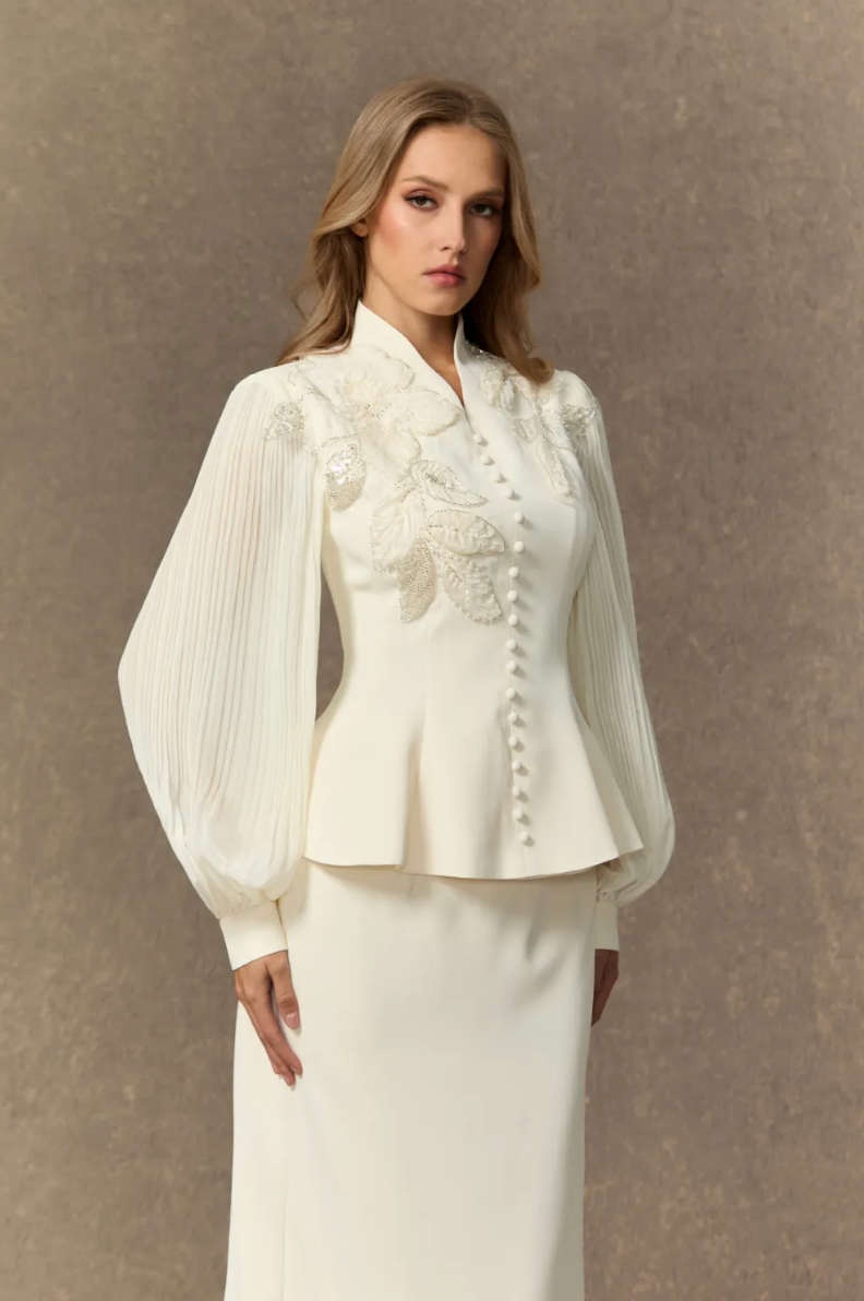 ZAVERA Cotton Midi Dress