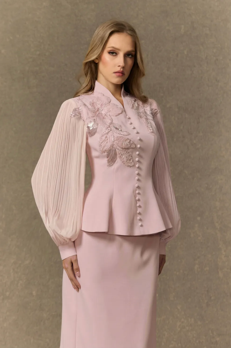 ZAVERA Cotton Midi Dress