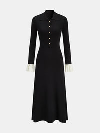 MARIELLE Button Midi Dress