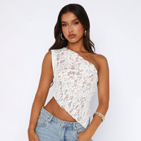 Lila Lace Top