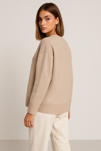 ARLUNE Oversized Wool Sweater