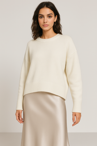 ARLUNE Oversized Wool Sweater