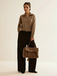 CARGEN Utility Large-Capacity Flap Shoulder Bag