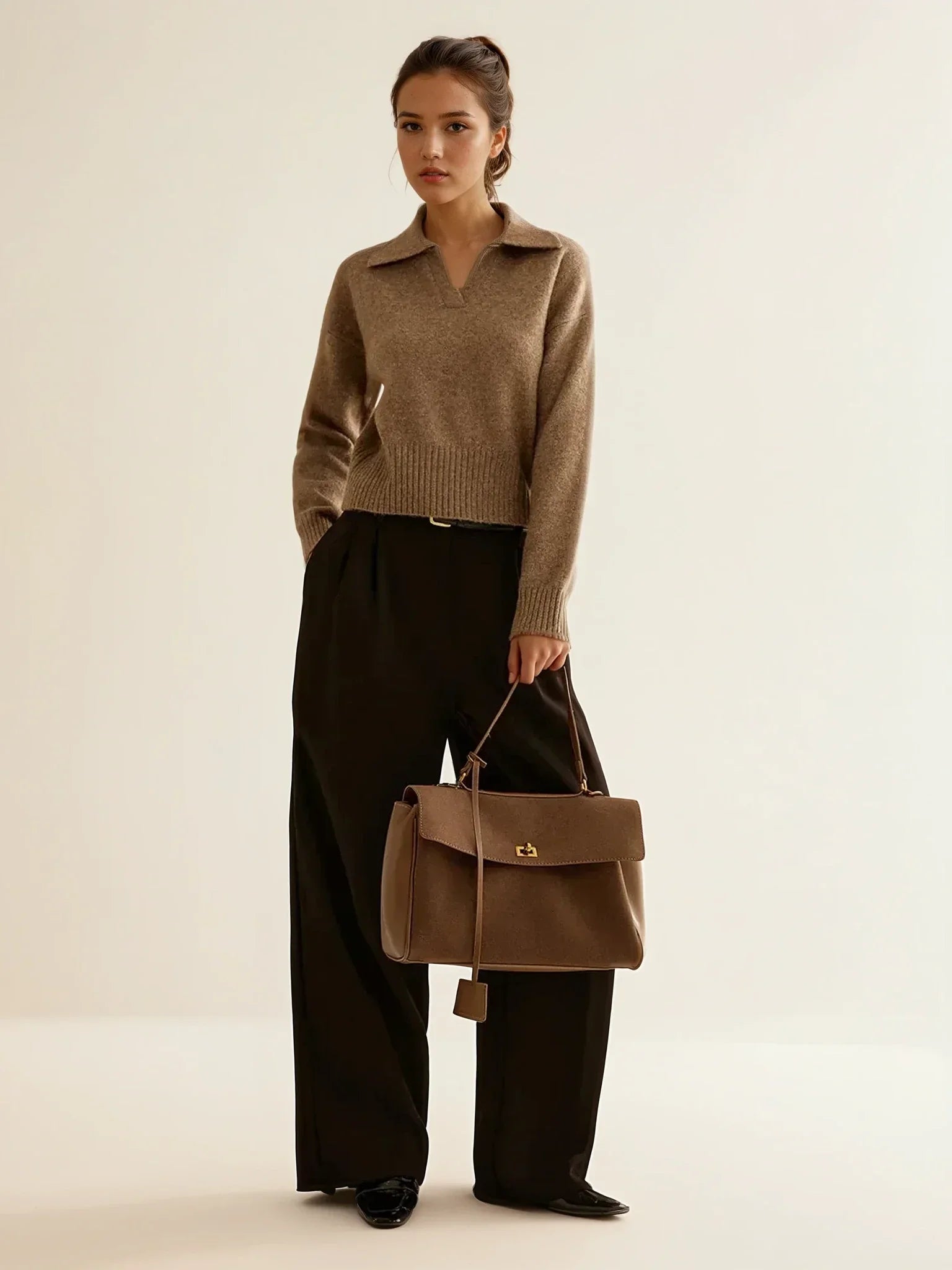 CARGEN Utility Large-Capacity Flap Shoulder Bag