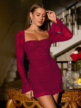 LUCERA Mesh Mini Dress