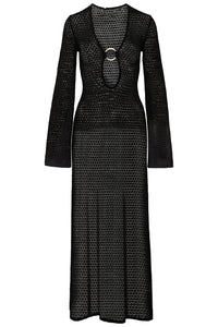ISADORA Crochet Knit Maxi Dress