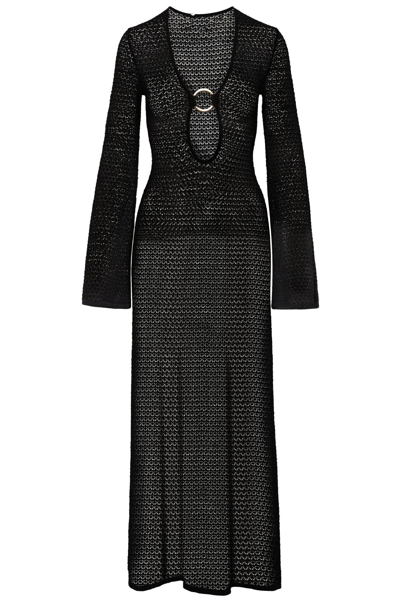 ISADORA Crochet Knit Maxi Dress