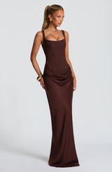 INDIRA Bodycon Maxi Dress