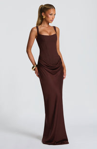 INDIRA Bodycon Maxi Dress