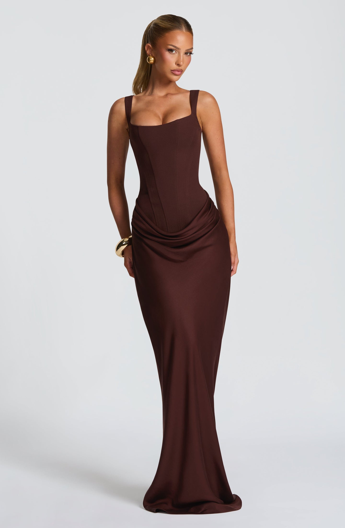INDIRA Bodycon Maxi Dress