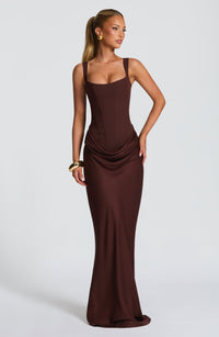 INDIRA Bodycon Maxi Dress