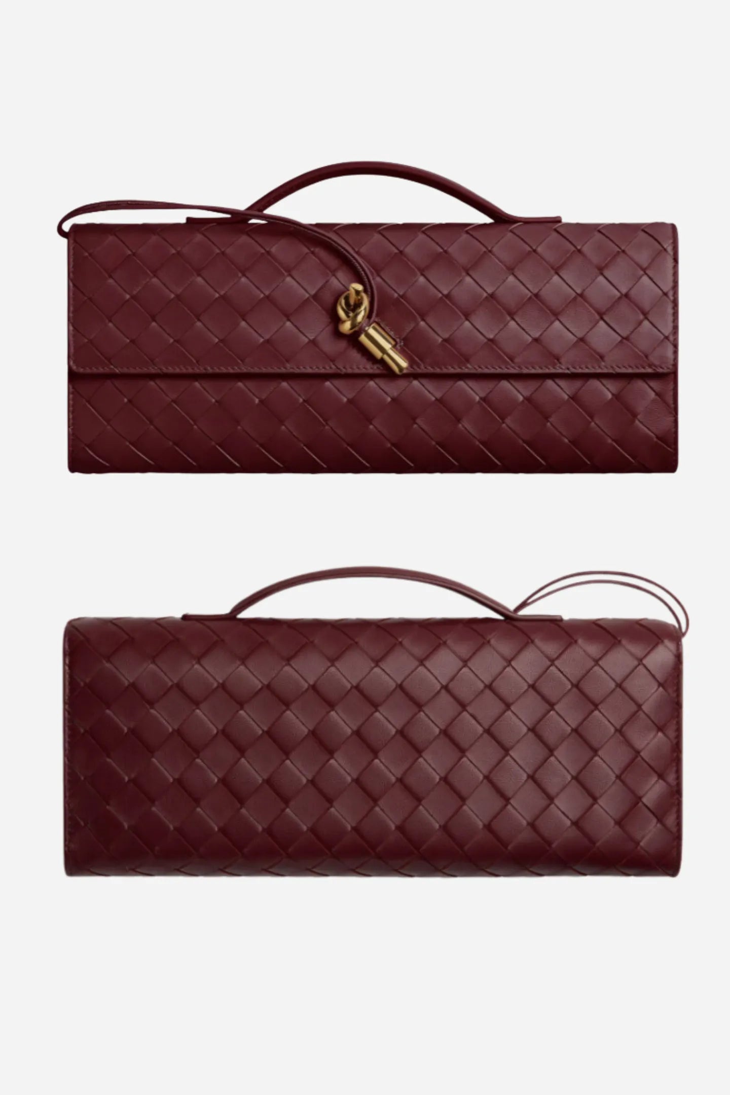 Woven Clutch with Top Handle