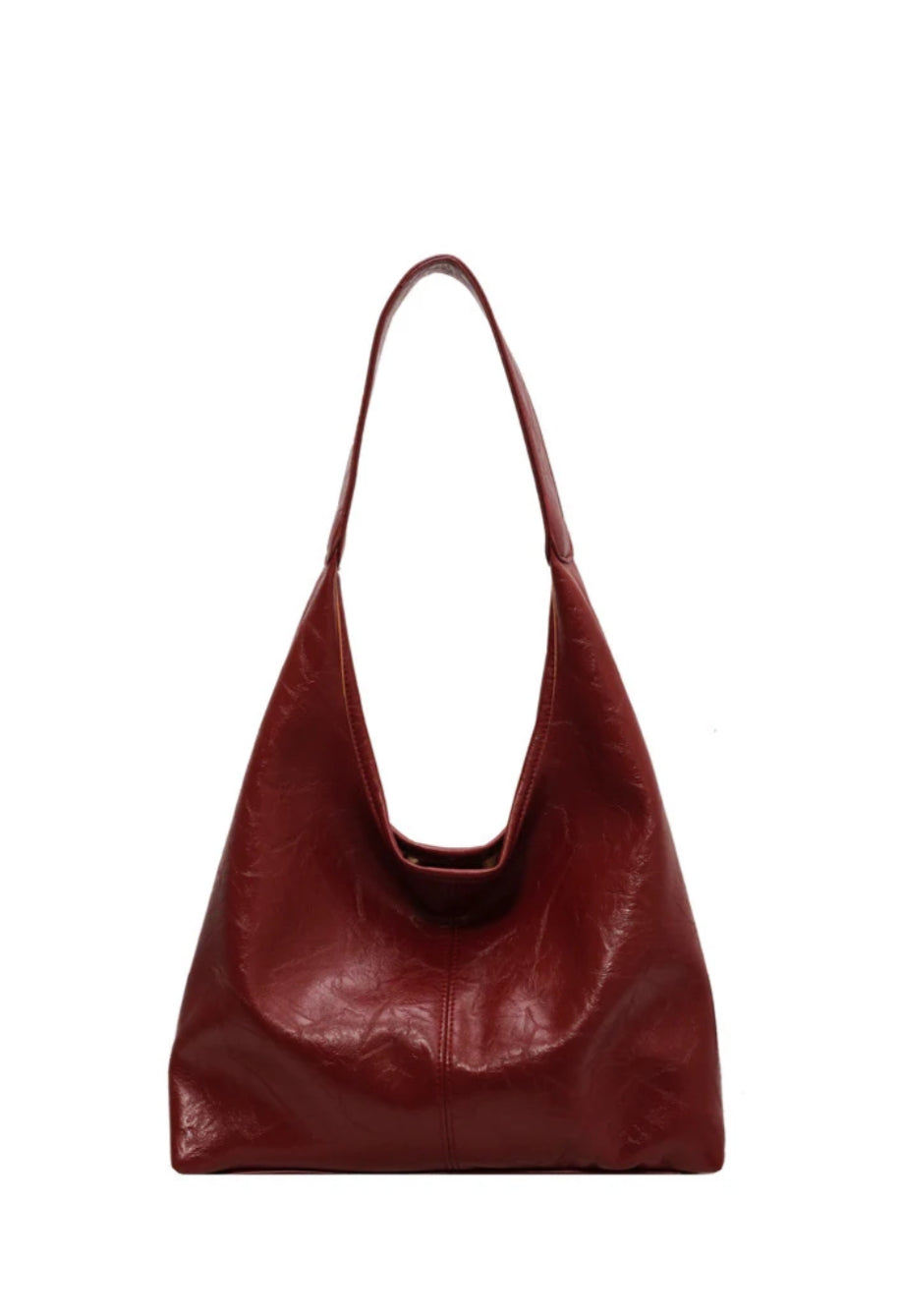 AURORA Rosso Leather Bag