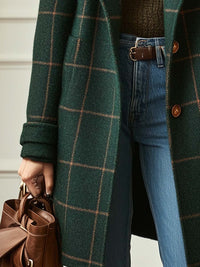 CATELIA Plaid Winter Coat