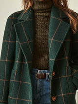CATELIA Plaid Winter Coat
