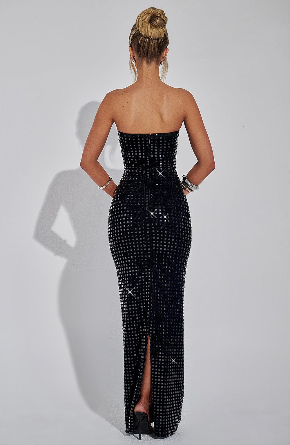 CELESTINA Embellished Maxi Dress