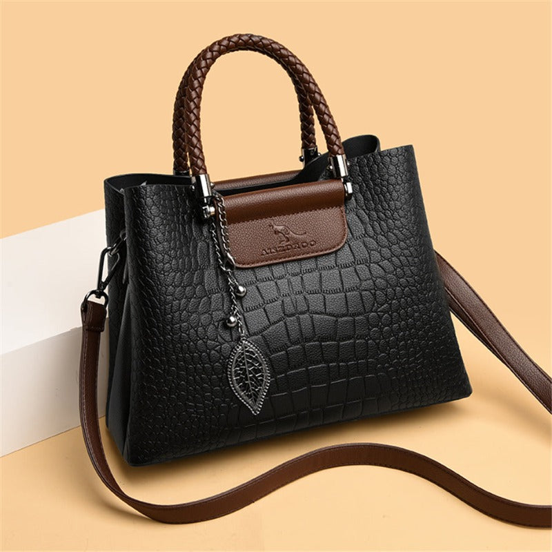 JANVENI Verde Elegant Leather Bag