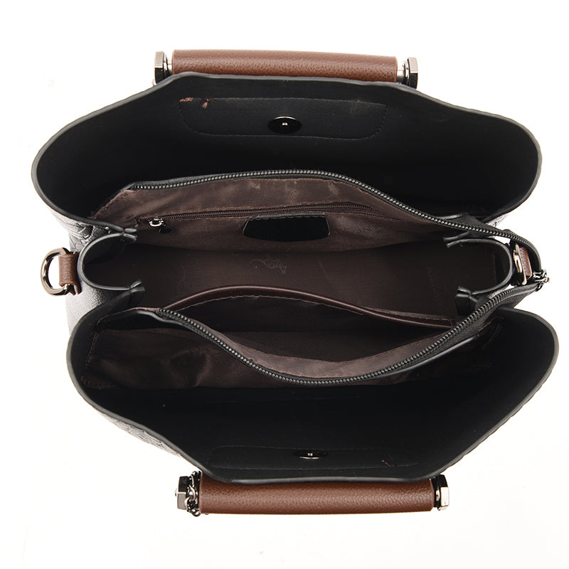 JANVENI Verde Elegant Leather Bag