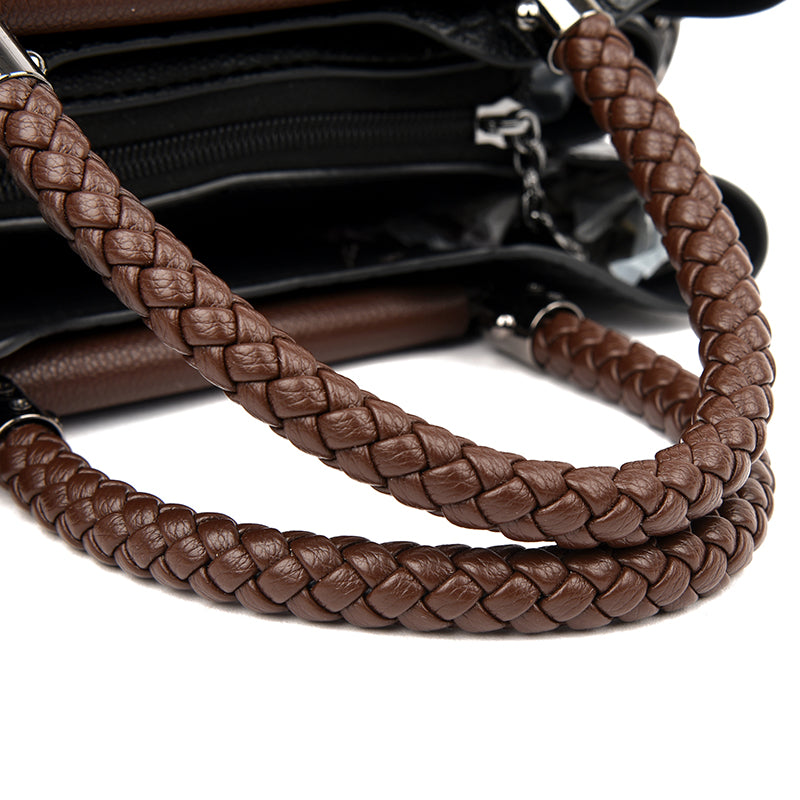 JANVENI Verde Elegant Leather Bag