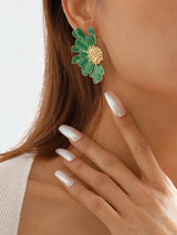 Petal Bloom Statement Earrings