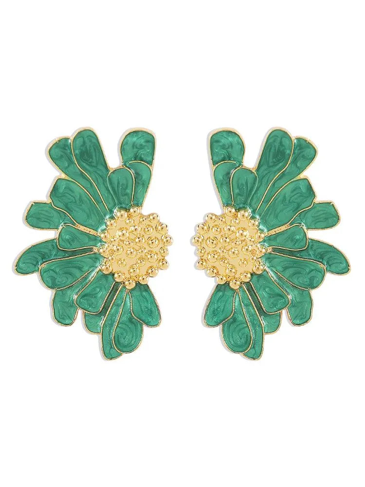 Petal Bloom Statement Earrings