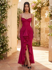 FLAVIA Ruffle Maxi Dress 